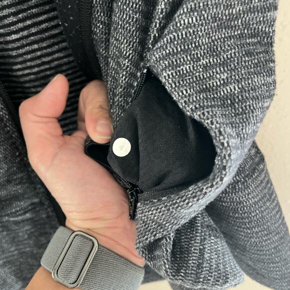 Lululemon Stride Jacket Soft mini Check Black heathered coal - Picture 3 of 12